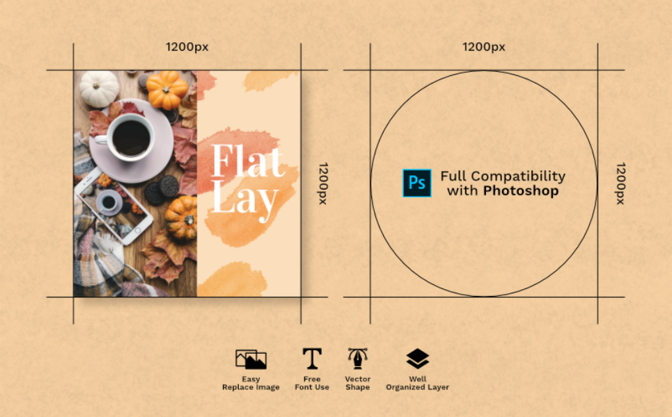 Download Шаблон для соцсетей "Autumn Pack Social Media Template" / Autumn Pack Social Media Template - Шаблон для соцсетей на тему графика instagram facebook twitter banner template sale media social background design vector fashion promotion stories instagramtemplates post story