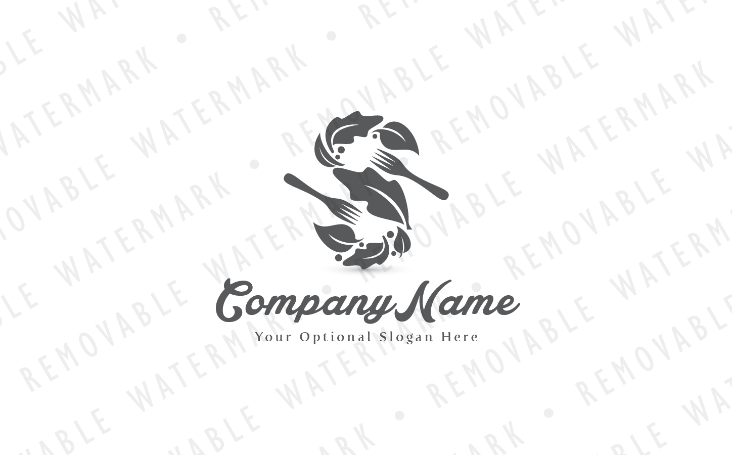 Download Шаблон логотипа "S Chopped Salad & Forks Logo Template" / S Chopped Salad & Forks Logo Template - Шаблон логотипа на тему графика green plant restaurant leaf natural food letter s healthy organic fork eat tasty vegetable salad pieces vegetarian logo design template