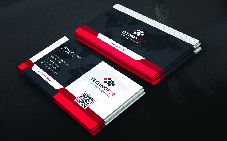 Download Фирменный стиль "4 Business Cards in One - Corporate Identity Template" / 4 Business Cards in One - Corporate Identity Template - Фирменный стиль на тему графика business card stationary identity template modern creative minumal corporate design graphics businesscard logo corporateidentity branding