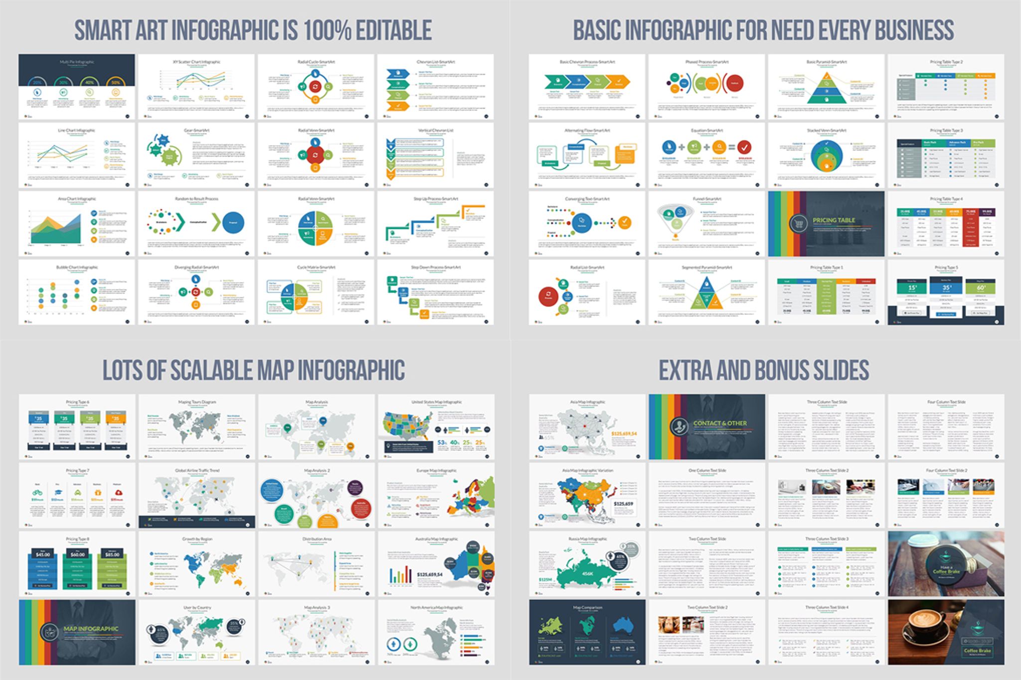 Business Infographic Presentation Powerpoint Template