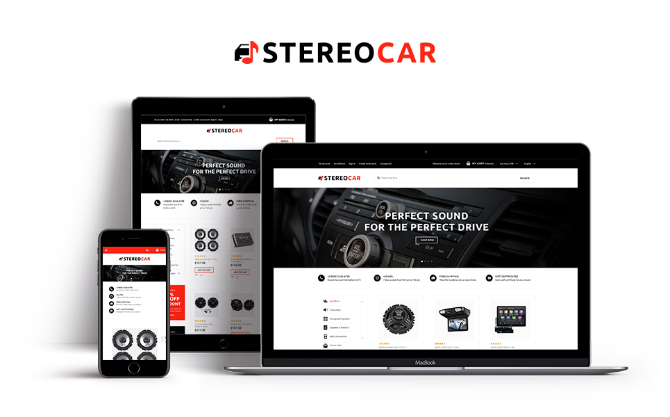 StereoCar - Car Audio Store Magento Theme