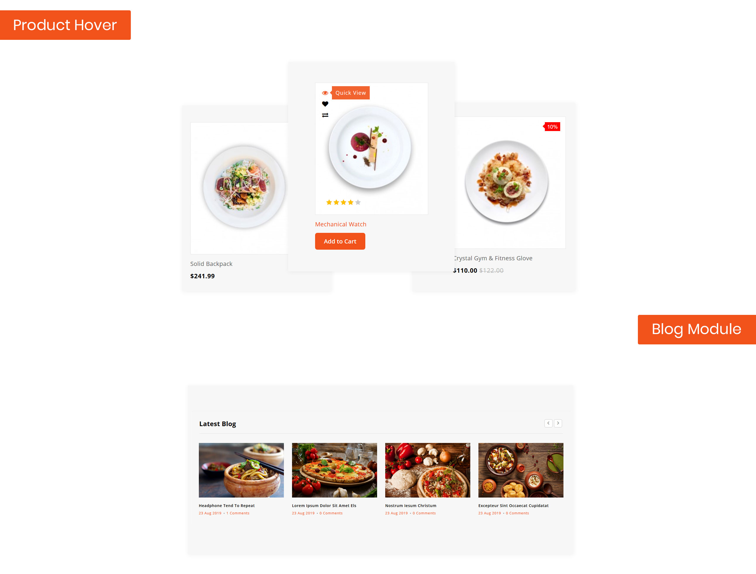 Foodezia - Restaurant Store OpenCart Template