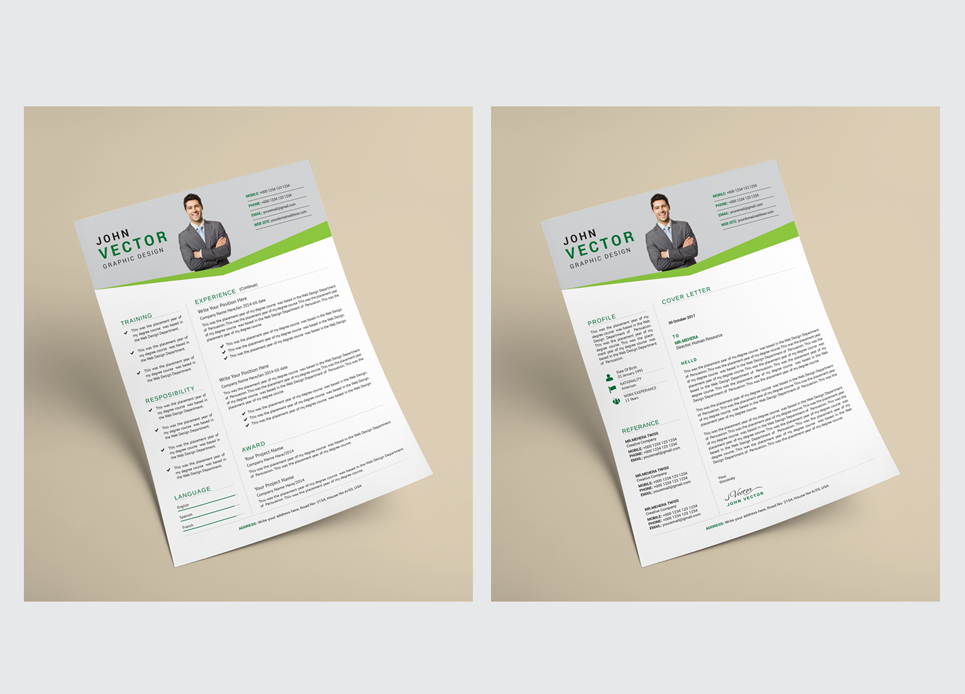 Download Резюме "Пример резюме аналитика" / John Vector Modern Resume Template - Резюме на тему графика a4 business clean complete cover letter creative curriculum vitae cv design doc docx editable employment flexible fresh international job modern