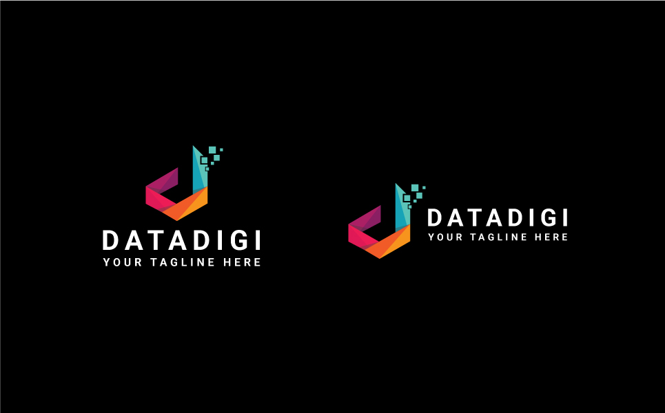 Download Шаблон логотипа "Letter D Logo Template" / Letter D Logo Template - Шаблон логотипа на тему графика agency architects brand business circle company corporate crest d letter design studio fast delivery hotel identity law firm line marketing