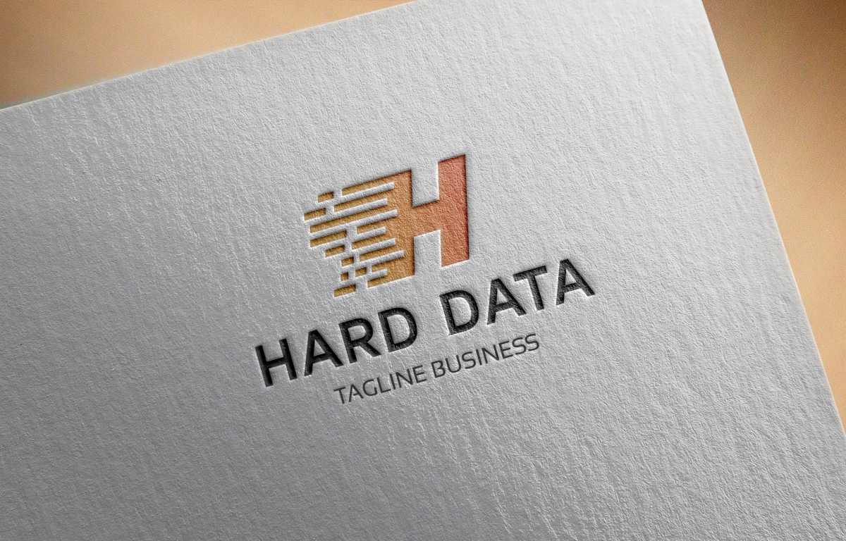 Download Шаблон логотипа "Hard Data Logo Template" / Hard Data Logo Template - Шаблон логотипа на тему графика alphabet creative creativity design digital edge graphic h hexa hyper icon initial letter logo media modern professional simple broadcast company