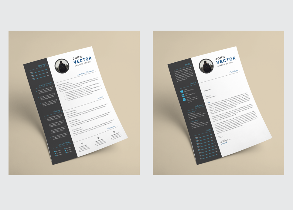 Download Резюме "Пример резюме помощника руководителя" / Clean Corporate Resume Template - Резюме на тему графика a4 business clean complete cover letter creative curriculum vitae cv design doc docx editable employment flexible fresh international job modern