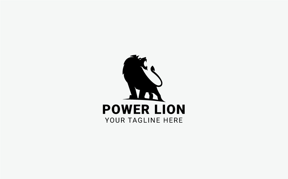 Download Шаблон логотипа "Power Lion Logo Template" / Power Lion Logo Template - Шаблон логотипа на тему графика animal business colorful consultant corporate digital finances financial firm funds investing investment king kingdom lion head logo majestic marketing media