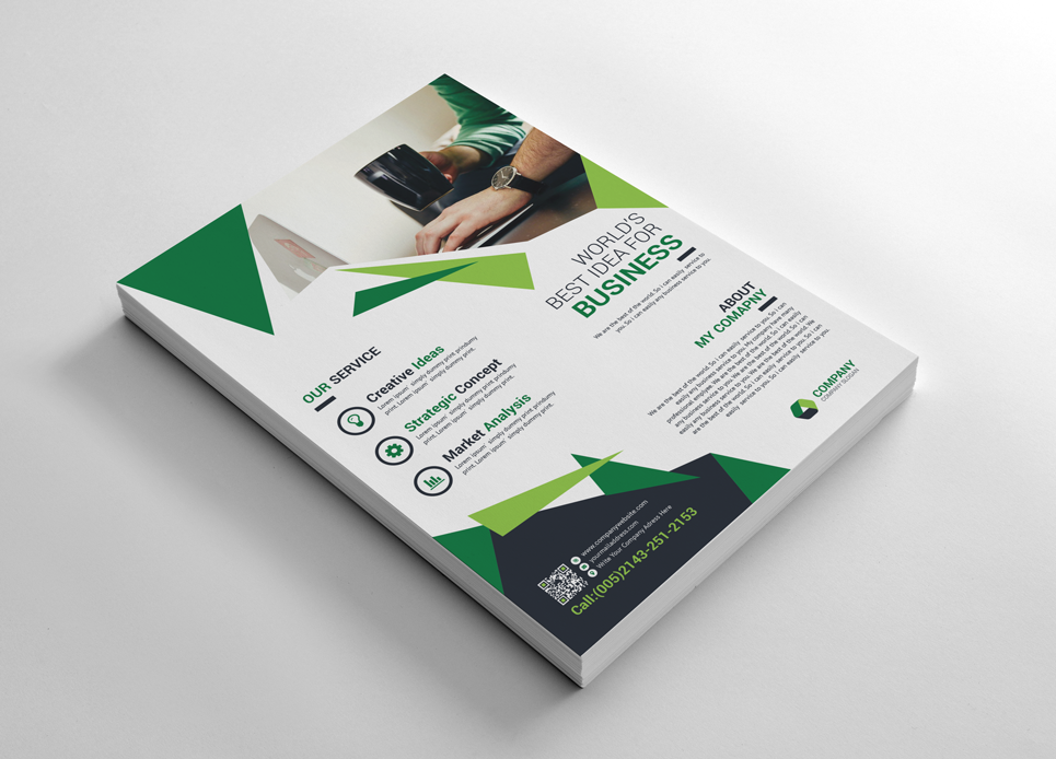 Download Фирменный стиль "Corporate Business Flyer - Corporate Identity Template" / Corporate Business Flyer - Corporate Identity Template - Фирменный стиль на тему графика flyer corporate liflet computer internet stationery poster id kit blue hi-quality official symple business logo professional modern art standard creative