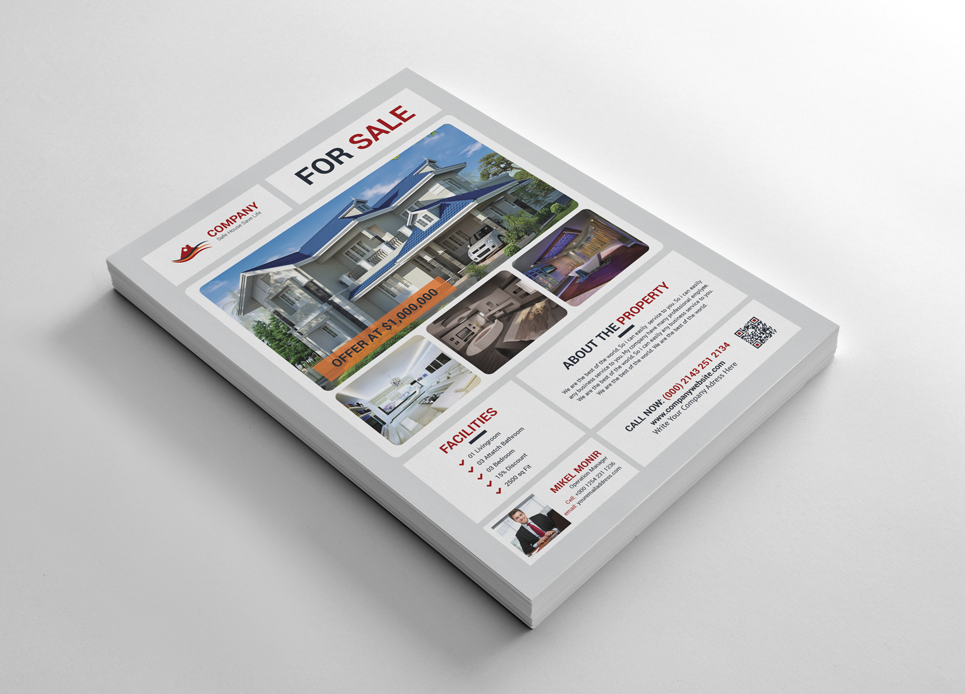 Download Фирменный стиль "Real Estate Business Flyer - Corporate Identity Template" / Real Estate Business Flyer - Corporate Identity Template - Фирменный стиль на тему графика real estate flyer corporate liflet computer internet stationery poster id kit blue hi-quality official sample business logo professional modern art