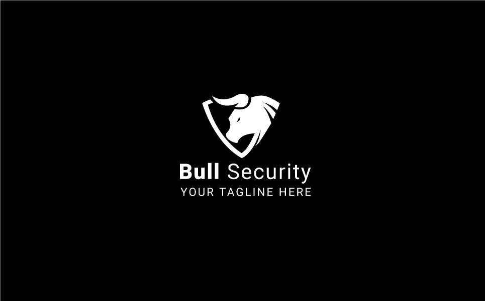 Download Шаблон логотипа "Bull Security Logo Template" / Bull Security Logo Template - Шаблон логотипа на тему графика bull logo capital market cash finance financial solutions fund funding insurance money safe securities trading