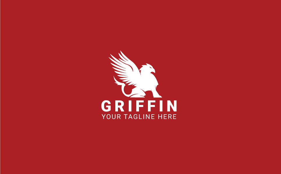 Download Шаблон логотипа "Griffin Logo Template" / Griffin Logo Template - Шаблон логотипа на тему графика animal animal logo arms army badge blazon classical crest crown griffin harmony knight label leadership lion majestic medieval men fashion