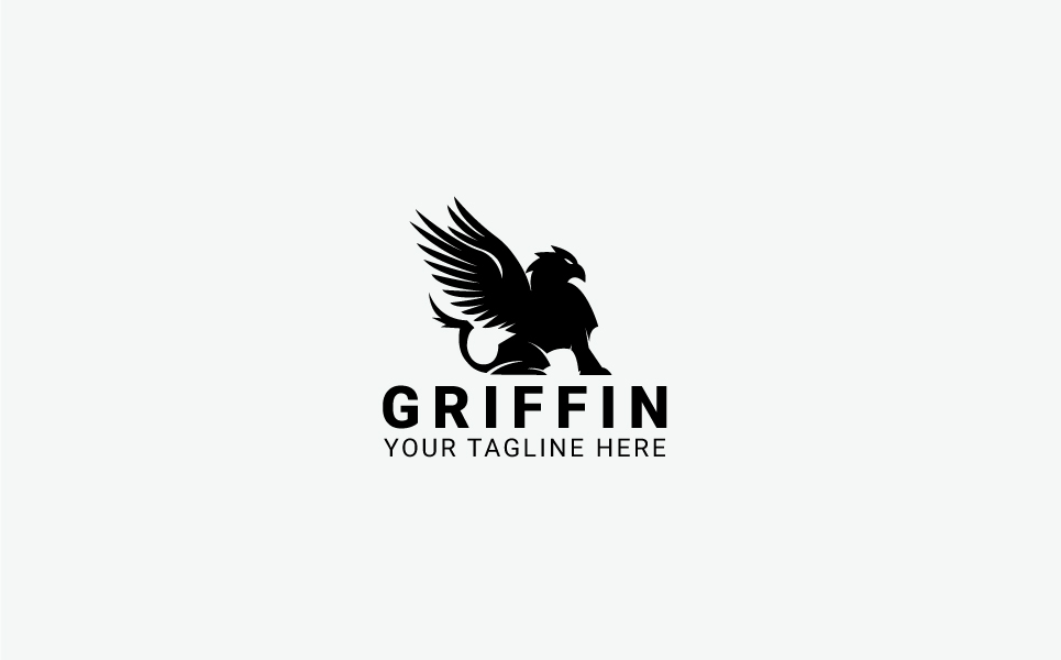 Download Шаблон логотипа "Griffin Logo Template" / Griffin Logo Template - Шаблон логотипа на тему графика animal animal logo arms army badge blazon classical crest crown griffin harmony knight label leadership lion majestic medieval men fashion