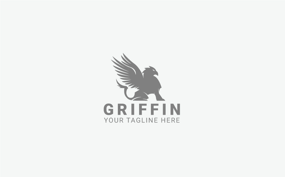 Download Шаблон логотипа "Griffin Logo Template" / Griffin Logo Template - Шаблон логотипа на тему графика animal animal logo arms army badge blazon classical crest crown griffin harmony knight label leadership lion majestic medieval men fashion