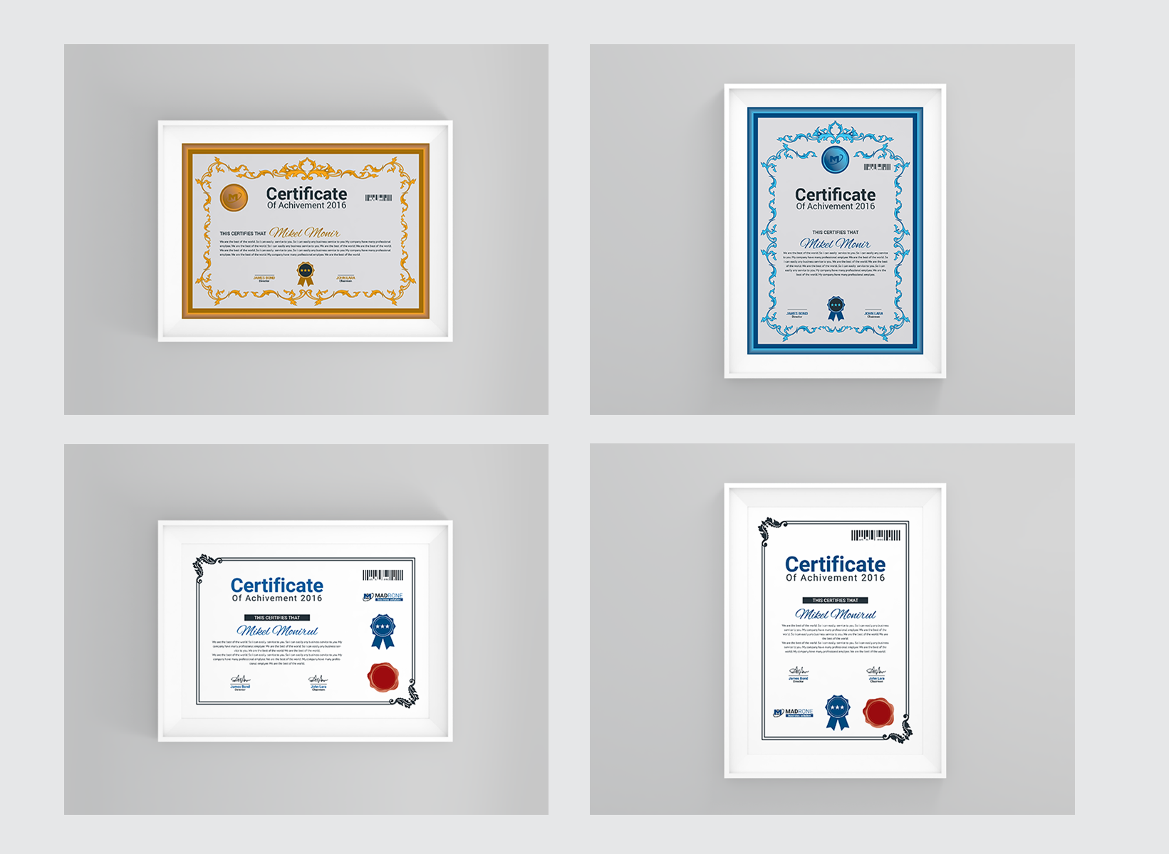 Download Бандл 20 Сертификатов / 20 Certificate Certificate Template - Шаблон сертификата на тему графика achievement award background border certificate coupon diploma engraved engraving frame guilloche multipurpose pantone professional protected rosette secure security paper two