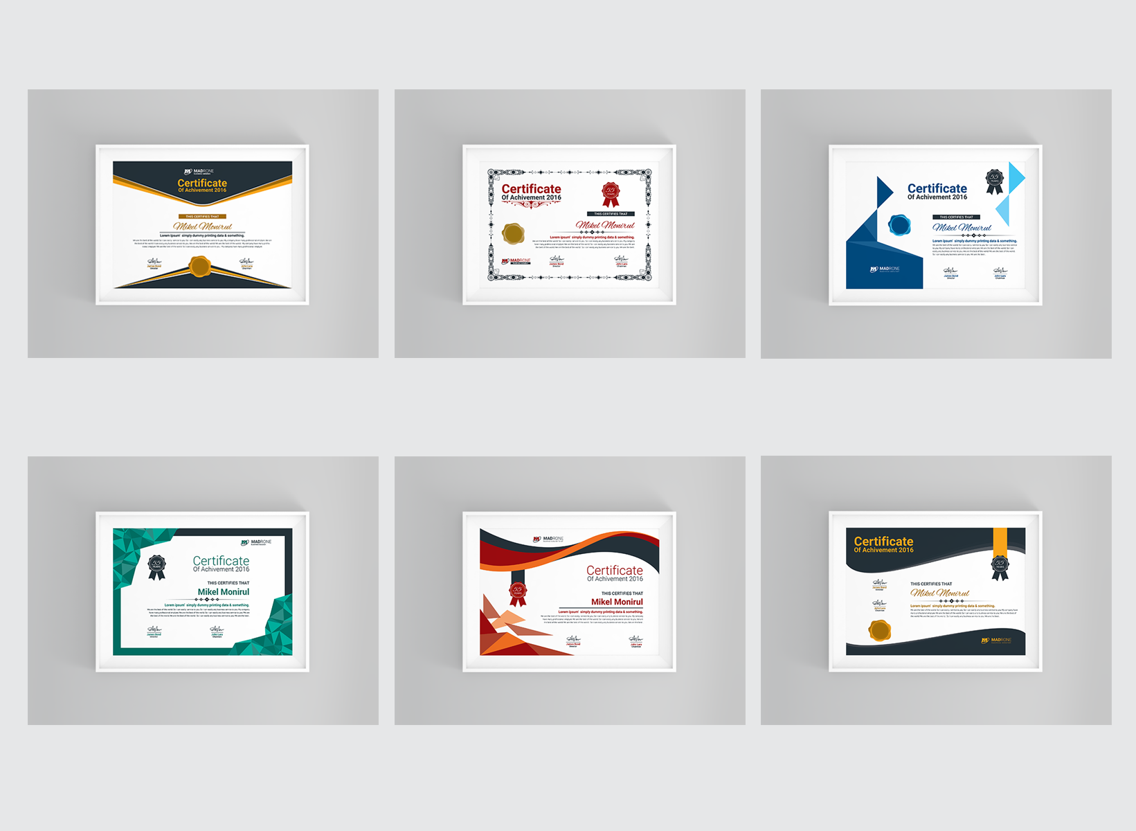 Download Бандл 20 Сертификатов / 20 Certificate Certificate Template - Шаблон сертификата на тему графика achievement award background border certificate coupon diploma engraved engraving frame guilloche multipurpose pantone professional protected rosette secure security paper two