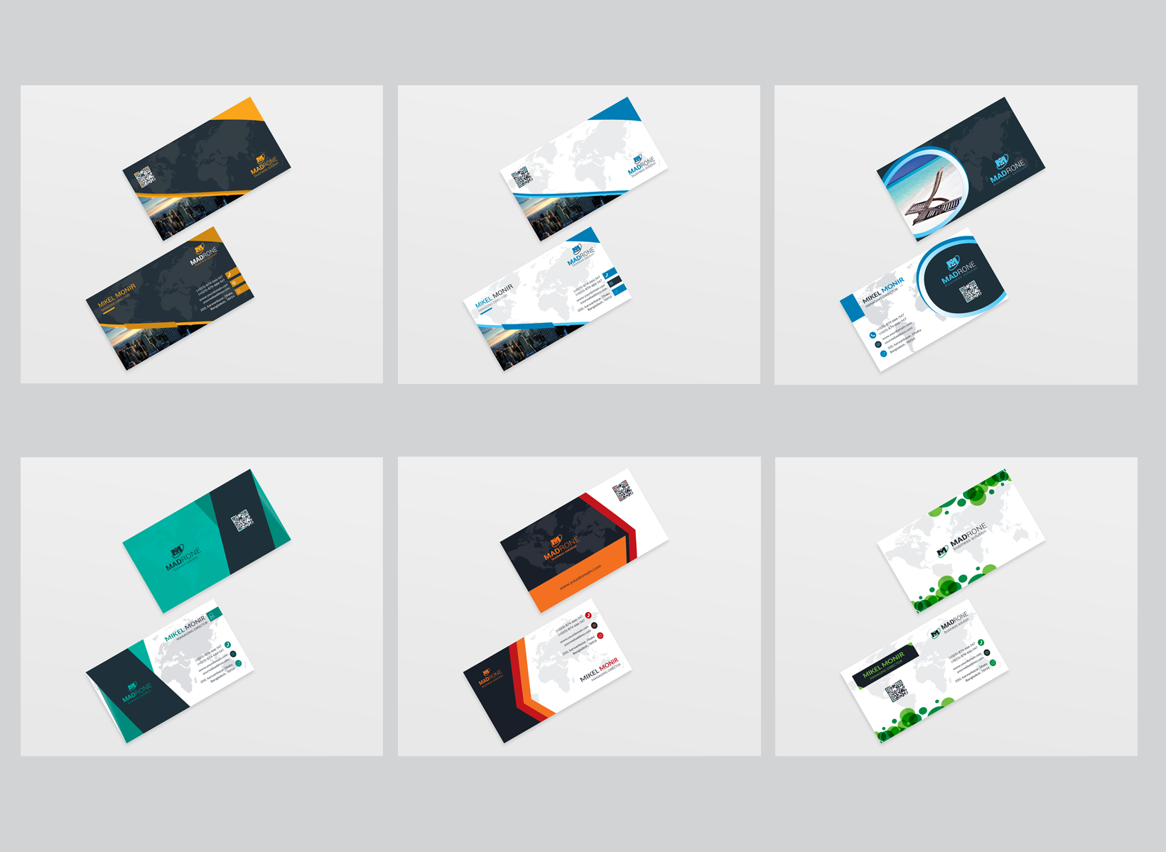 Download Бандл 25 визиток / 25 Business Card - Corporate Identity Template - Фирменный стиль на тему графика black blue business card design clean style corporate creative cyan elegant green line minimalist modern template orange personal photoshop print