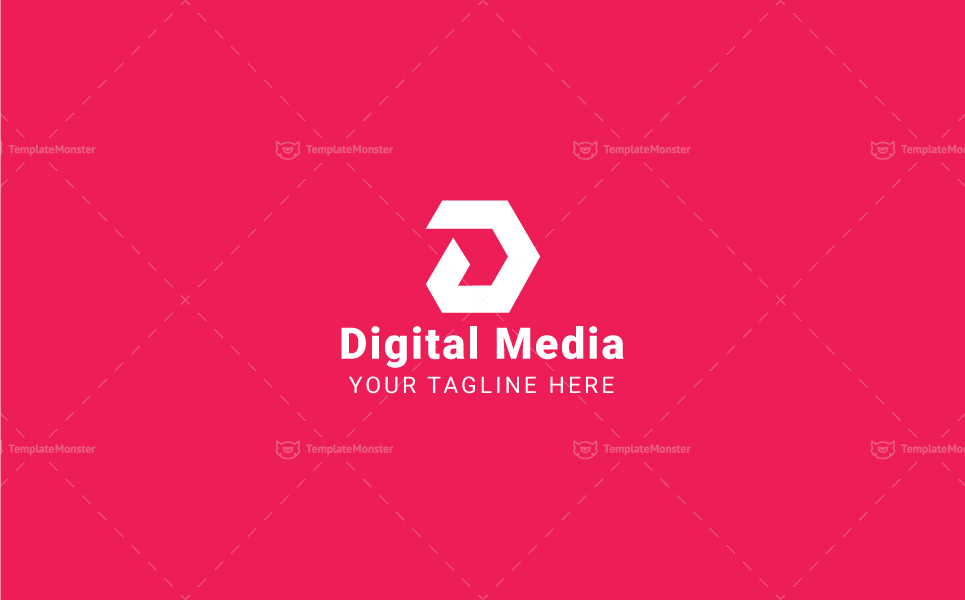 Download Шаблон логотипа "Letter D - Logo Template" / Letter D - Logo Template - Шаблон логотипа на тему графика agency app colorful logo corporate cube d letter design developer digital digital internet media modern photography pixel printing provider software