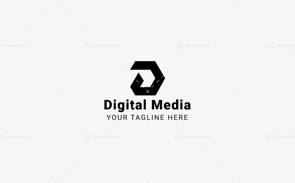 Download Шаблон логотипа "Letter D - Logo Template" / Letter D - Logo Template - Шаблон логотипа на тему графика agency app colorful logo corporate cube d letter design developer digital digital internet media modern photography pixel printing provider software