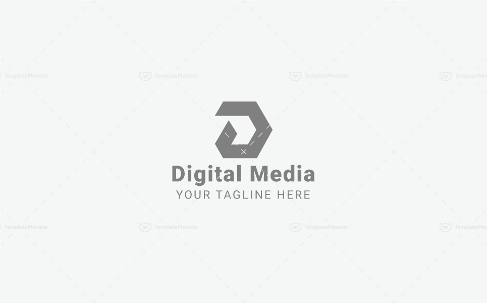 Download Шаблон логотипа "Letter D - Logo Template" / Letter D - Logo Template - Шаблон логотипа на тему графика agency app colorful logo corporate cube d letter design developer digital digital internet media modern photography pixel printing provider software