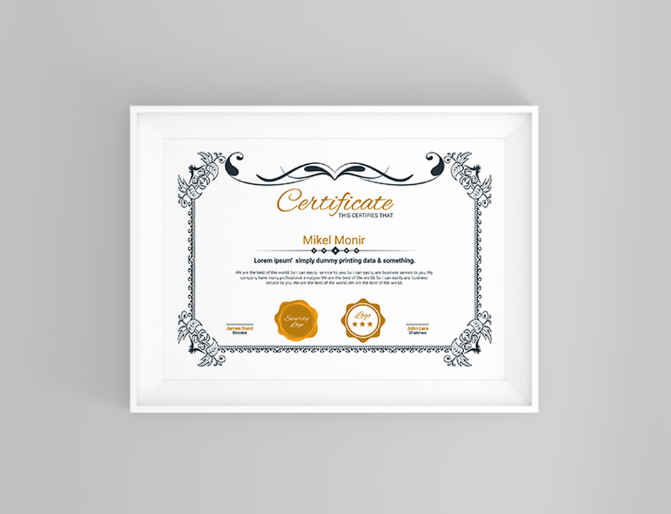 Download Шаблон сертификата "Education Certificate Template" / Education Certificate Template - Шаблон сертификата на тему графика achievement award background border certificate coupon diploma engraved engraving frame guilloche multipurpose pantone professional protected rosette secure security paper two