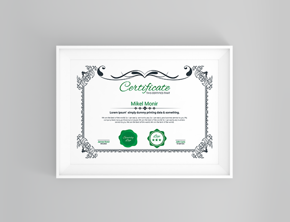 Download Шаблон сертификата "Education Certificate Template" / Education Certificate Template - Шаблон сертификата на тему графика achievement award background border certificate coupon diploma engraved engraving frame guilloche multipurpose pantone professional protected rosette secure security paper two