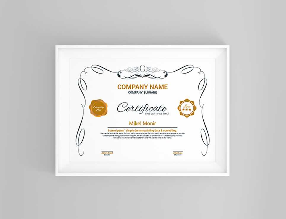 Download Шаблон сертификата "Diploma Certificate Template" / Diploma Certificate Template - Шаблон сертификата на тему графика achievement award background border certificate coupon diploma engraved engraving frame guilloche multipurpose pantone professional protected rosette secure security paper two