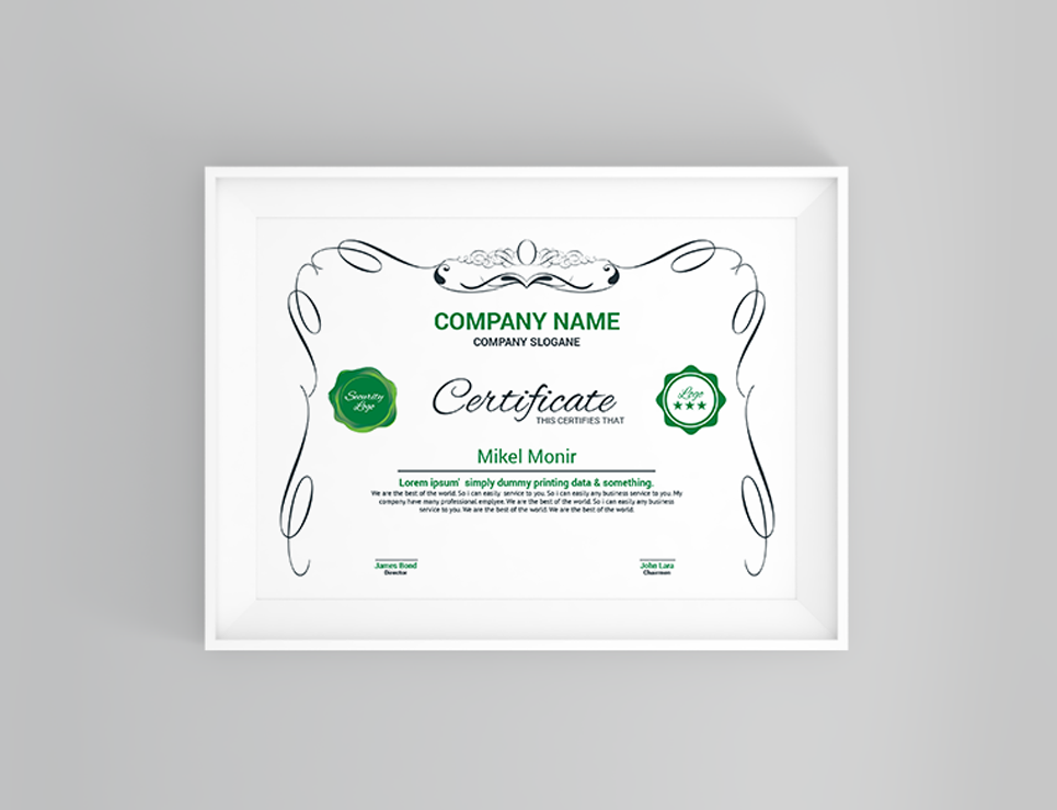 Download Шаблон сертификата "Diploma Certificate Template" / Diploma Certificate Template - Шаблон сертификата на тему графика achievement award background border certificate coupon diploma engraved engraving frame guilloche multipurpose pantone professional protected rosette secure security paper two
