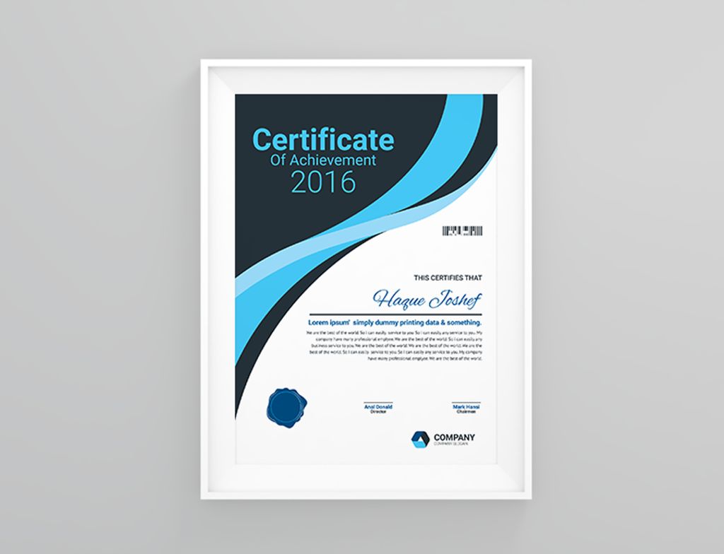 Download Шаблон сертификата "Insurance Company Certificate Template" / Insurance Company Certificate Template - Шаблон сертификата на тему графика achievement award background border certificate coupon diploma engraved engraving frame guilloche multipurpose pantone professional protected rosette secure security paper two