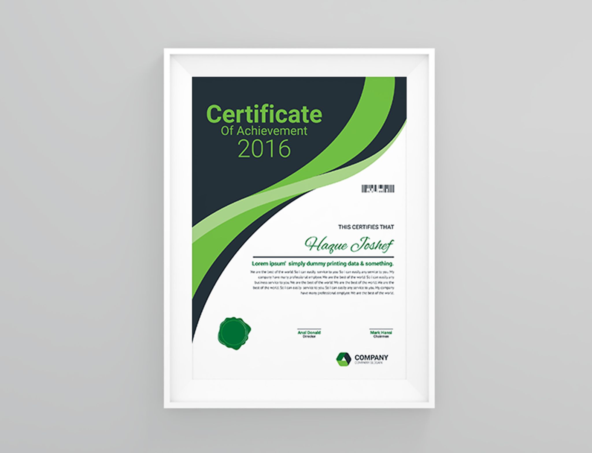 Download Шаблон сертификата "Insurance Company Certificate Template" / Insurance Company Certificate Template - Шаблон сертификата на тему графика achievement award background border certificate coupon diploma engraved engraving frame guilloche multipurpose pantone professional protected rosette secure security paper two