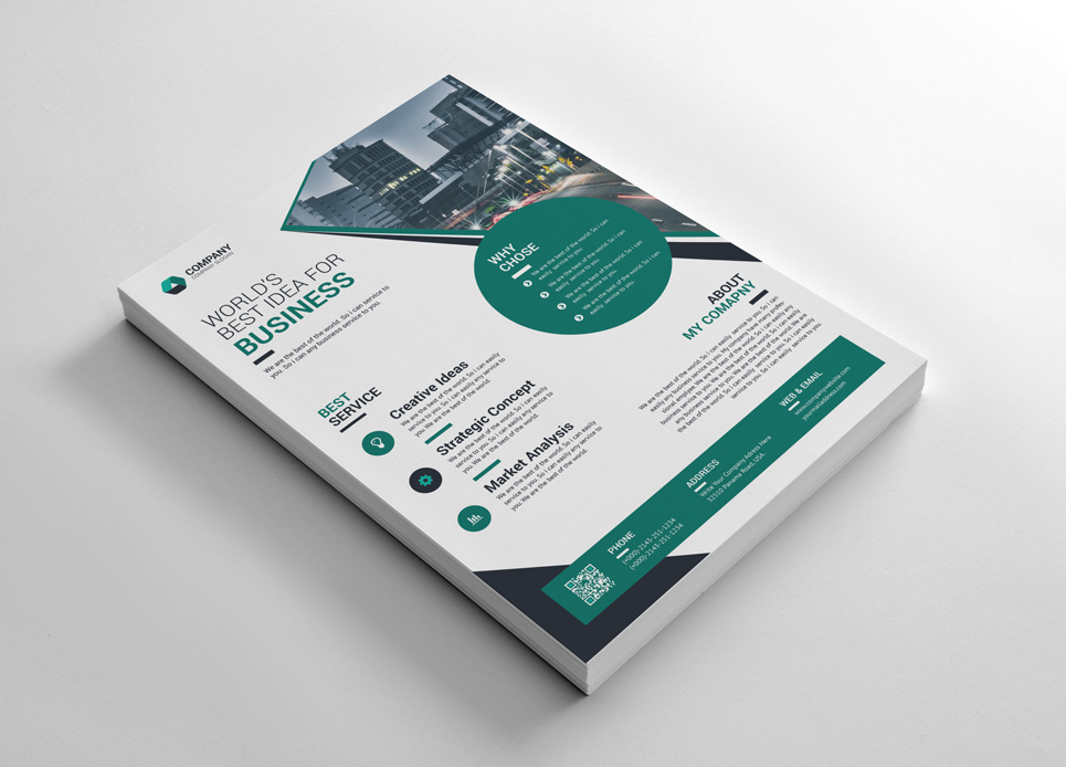 Download Фирменный стиль "World Business Flyer - Corporate Identity Template" / World Business Flyer - Corporate Identity Template - Фирменный стиль на тему графика flyer corporate liflet computer internet stationery poster id kit blue hi-quality official sample business logo professional modern art standard creative