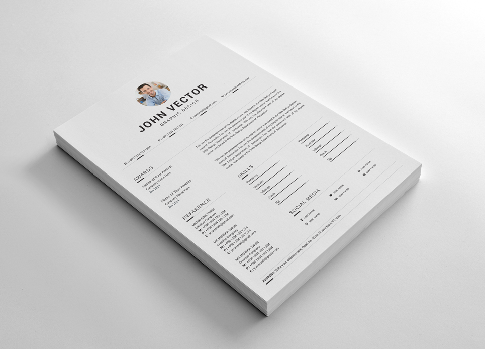 Download Резюме "High-skilled job candidates Resume Template" / High-skilled job candidates Resume Template - Резюме на тему графика a4 business clean complete cover letter creative curriculum vitae cv design doc docx editable employment flexible fresh international job modern