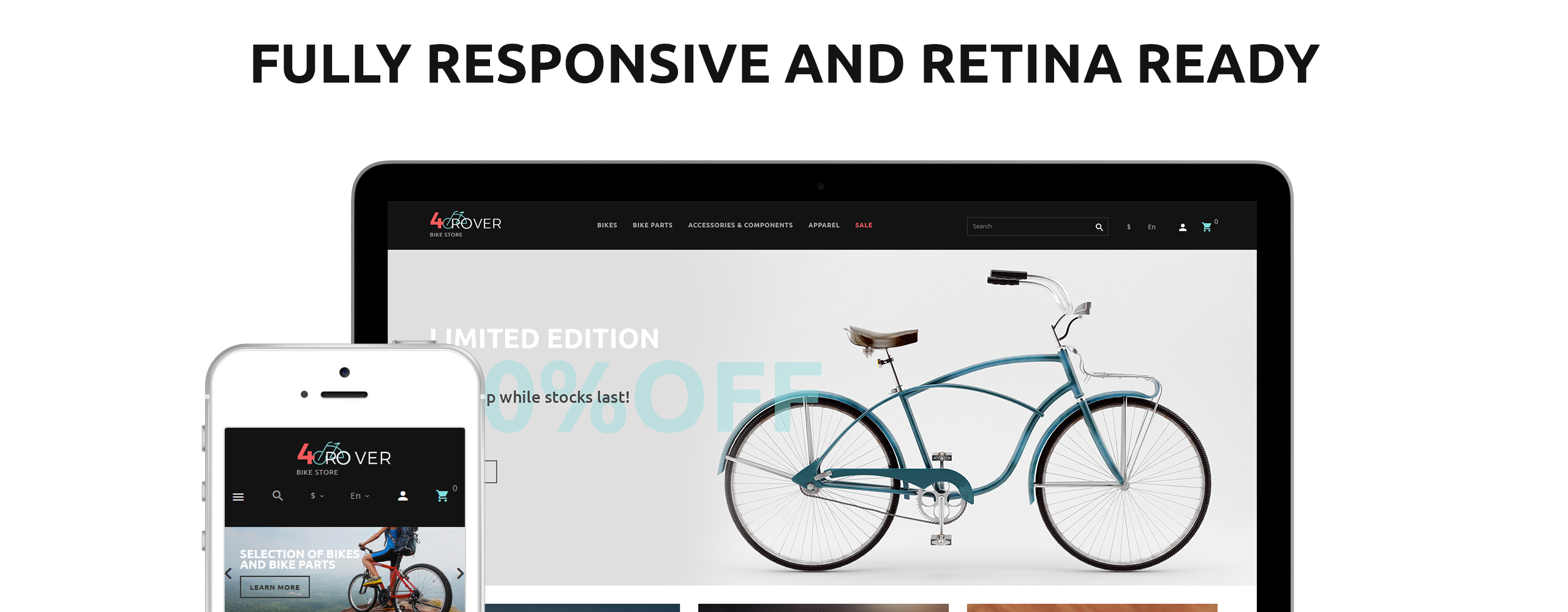 велосипедный магазин prestashop тема