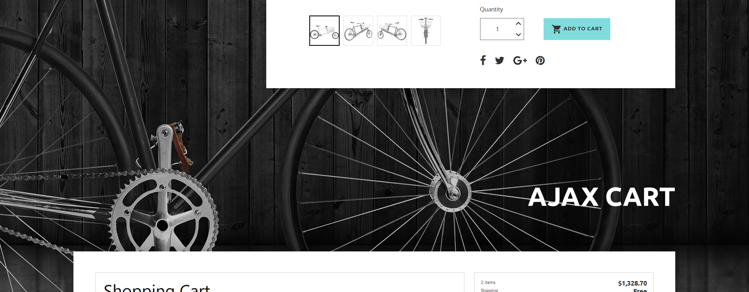 велосипедный магазин prestashop тема