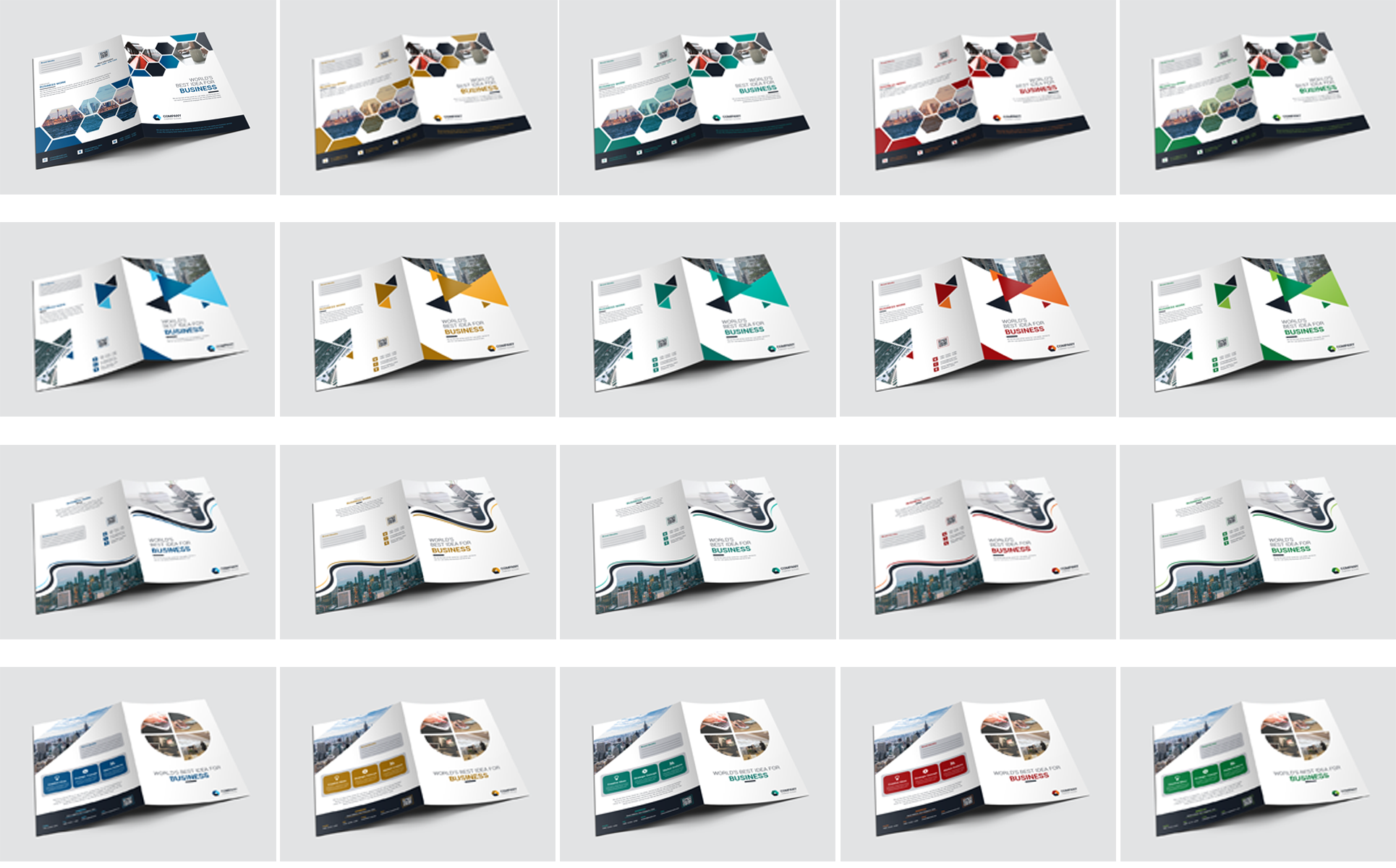 Download 20 складывающихся флаеров / 20 Presentation Folder - Corporate Identity Template - Фирменный стиль на тему графика abstract art artistic blue building computer corporate graph graphic green hi-quality id kit internet logo modern multimedia official photo play
