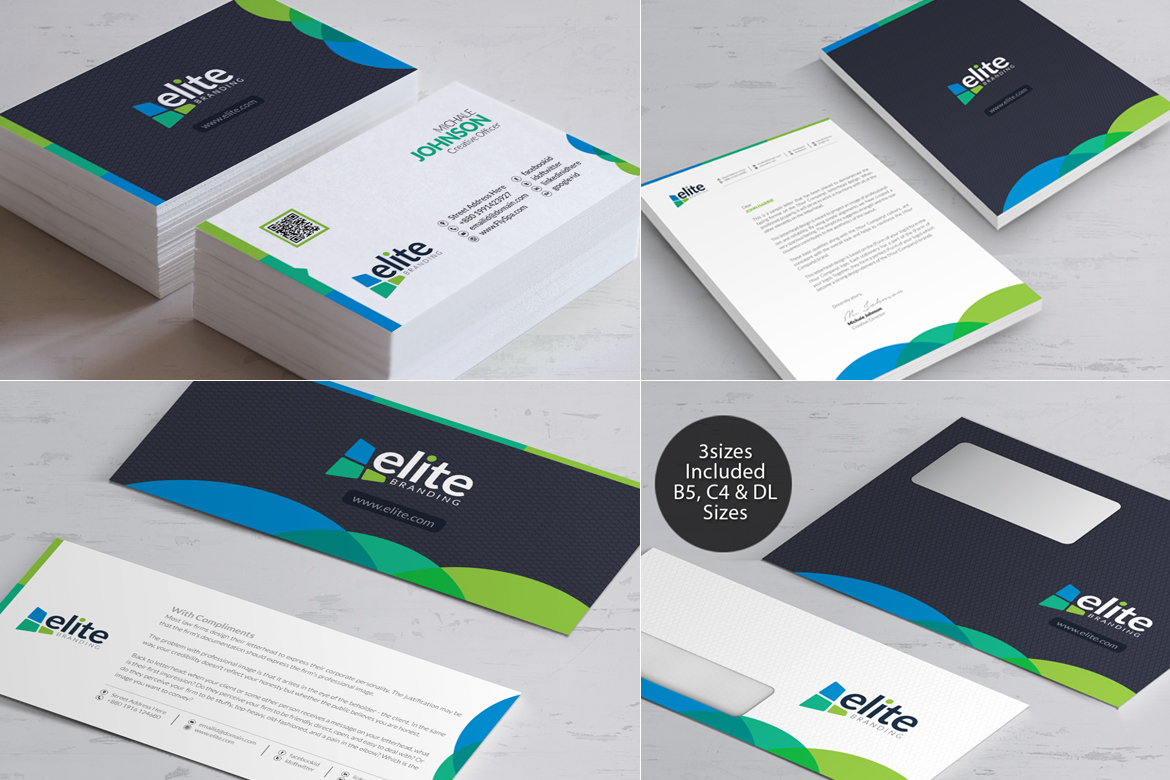 Download Фирменный стиль "Business Branding Bundle - Corporate Identity Template" / Business Branding Bundle - Corporate Identity Template - Фирменный стиль на тему графика branding identity bundle stationery big pack package full kit stationary template corporate creative photoshop indesign mega template design business company