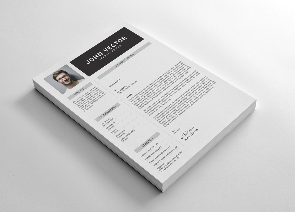 Download Резюме "Пример резюме оператора" / Modern Candidates Resume Template - Резюме на тему графика a4 business clean complete cover letter creative curriculum vitae cv design doc docx editable employment flexible fresh international job modern