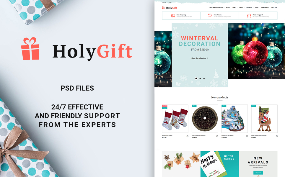 HolyGift PrestaShop Theme