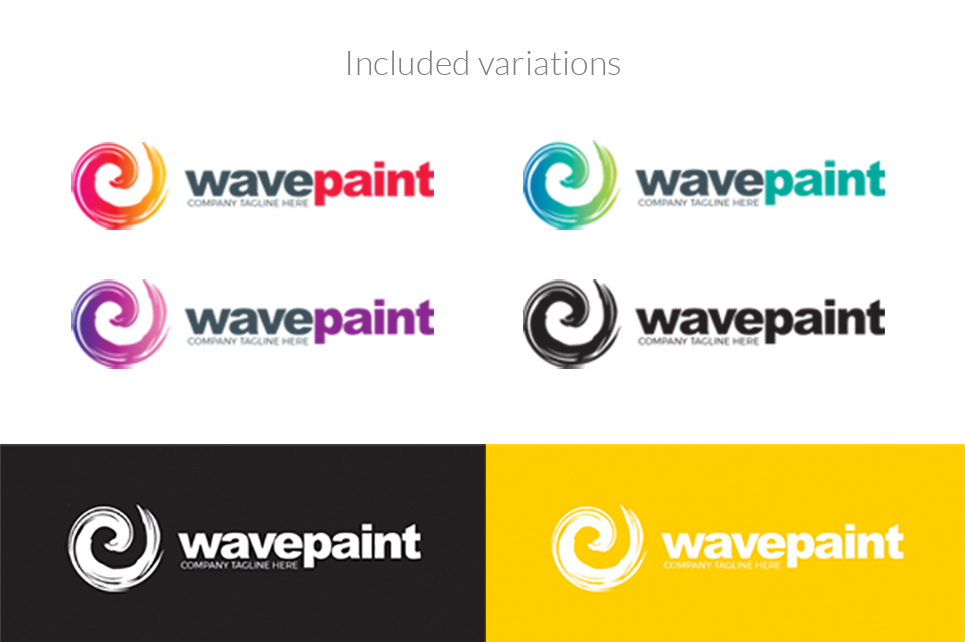 Download Шаблон логотипа "Paint Brush Color - Logo Template" / Paint Brush Color - Logo Template - Шаблон логотипа на тему графика paint logo painting color brush art artist template vector editable vintage faminine bundle retro badge badges big mega pack company