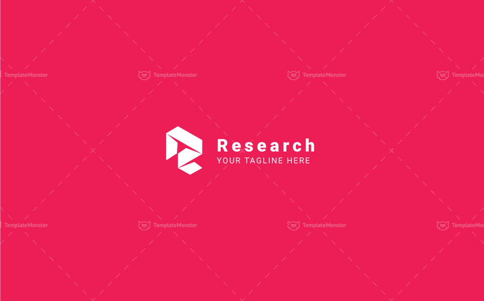 Download Шаблон логотипа "Research Letter R Logo Template" / Research Letter R Logo Template - Шаблон логотипа на тему графика alphabet brand business clean company duo tone elegant grey initial letter r line modern multi multiple professional r red ribbon