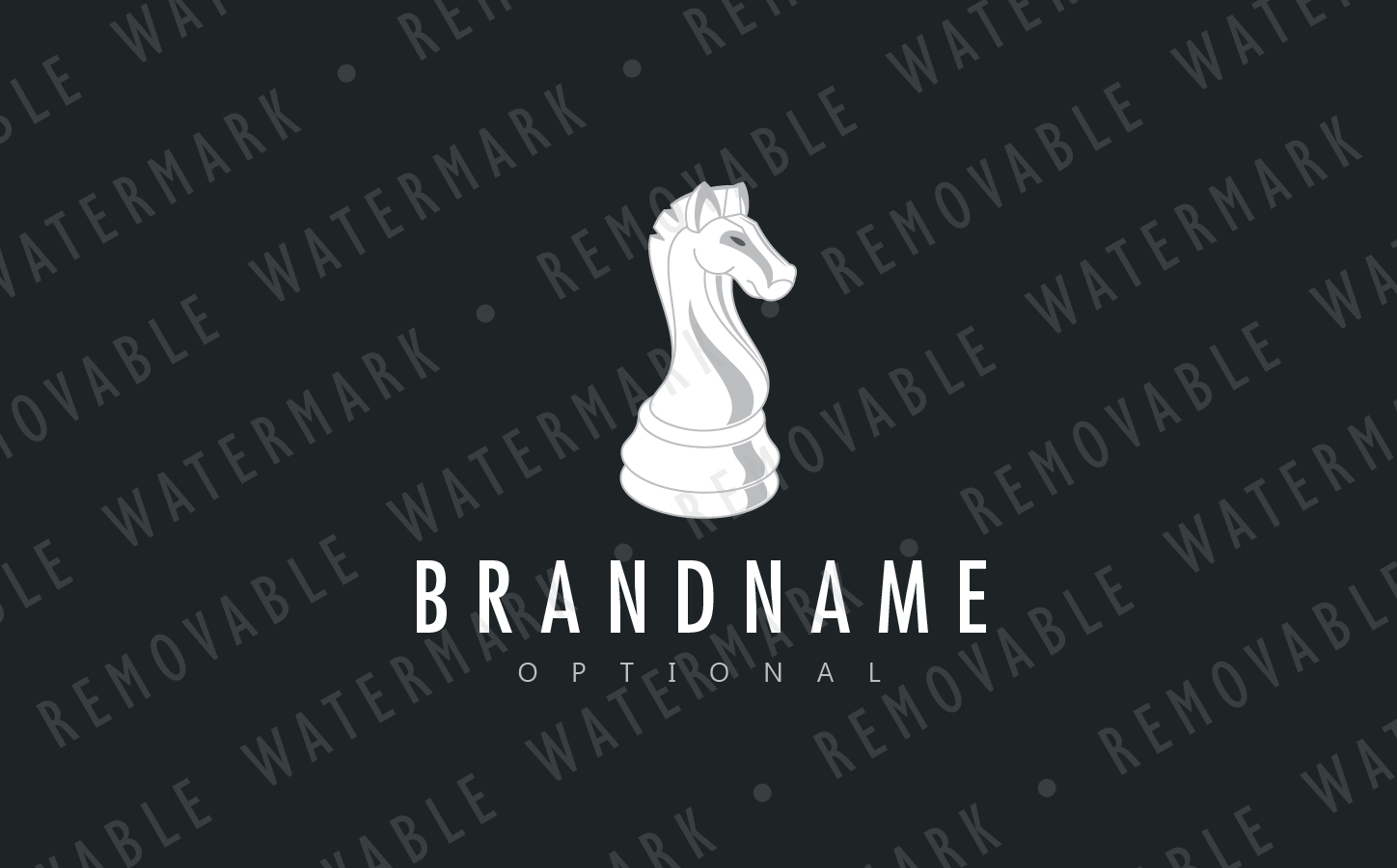 Download Шаблон логотипа "Black Knight Chess Logo Template" / Black Knight Chess Logo Template - Шаблон логотипа на тему графика game stability character horse smart illustration luxury think attorney strategy knight trophy statue chess tactics solution animal logo design template