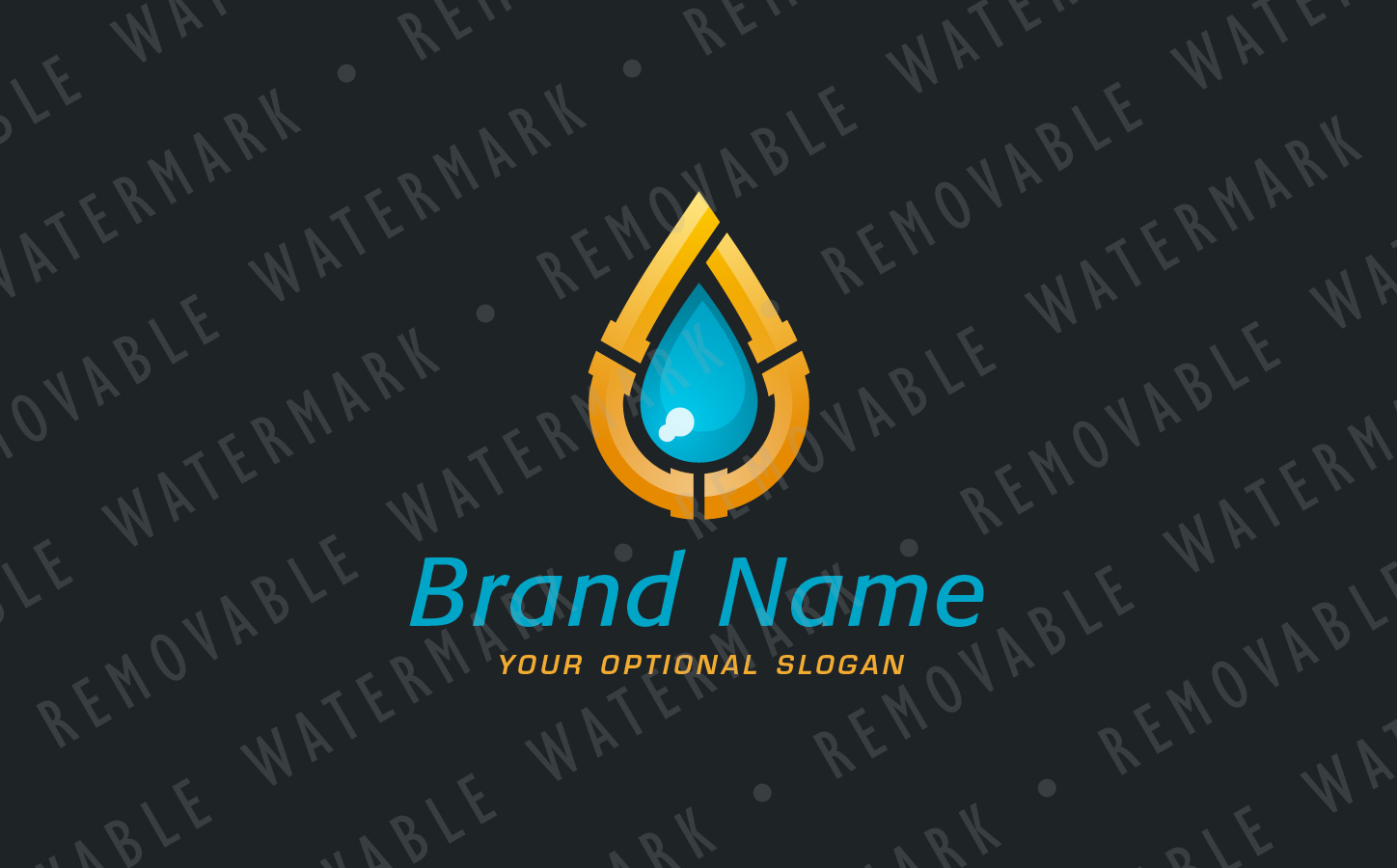 Download Шаблон логотипа "Plumbing Water Drop Logo Template" / Plumbing Water Drop Logo Template - Шаблон логотипа на тему графика energy water environment plumbing fluid fuel drop liquid tube gas oil engineering resource pipe petroleum refinery power logo design template