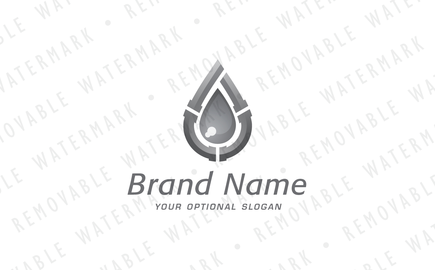Download Шаблон логотипа "Plumbing Water Drop Logo Template" / Plumbing Water Drop Logo Template - Шаблон логотипа на тему графика energy water environment plumbing fluid fuel drop liquid tube gas oil engineering resource pipe petroleum refinery power logo design template
