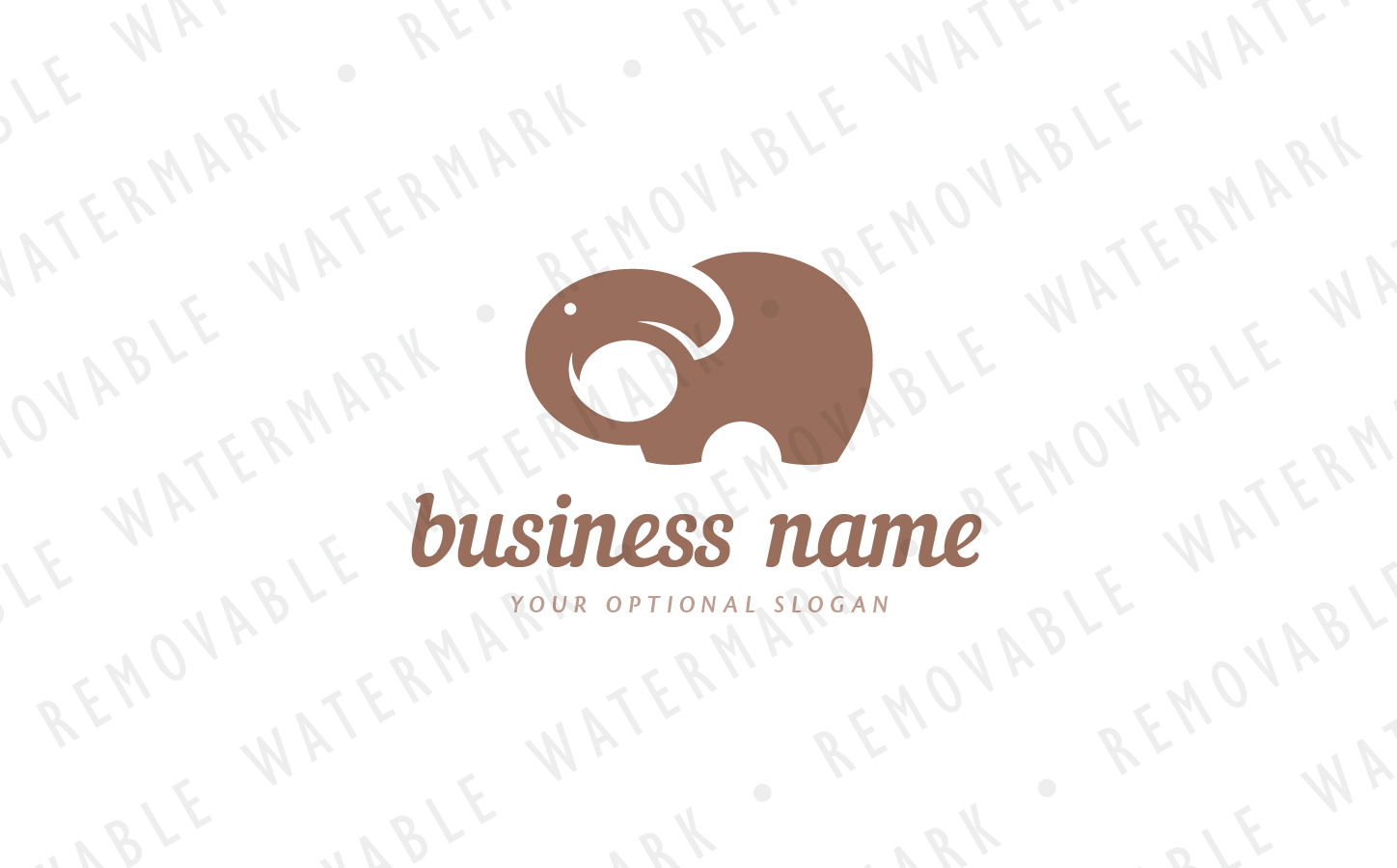 Download Шаблон логотипа "Social Elephant Logo Template" / Social Elephant Logo Template - Шаблон логотипа на тему графика animal simple social chat speech talk elephant wisdom india fat forum consulting speak debate discussion memory communication logo design template
