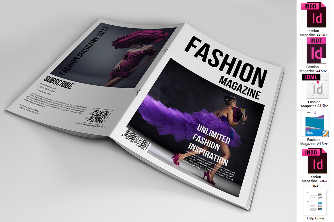 Download Фирменный стиль "Trendy Fashion Magazine - Corporate Identity Template" / Trendy Fashion Magazine - Corporate Identity Template - Фирменный стиль на тему графика a4 report brochure business catalog template catalogue clean corporate creative customizable design graphic infographic layout modern product professional project magazine