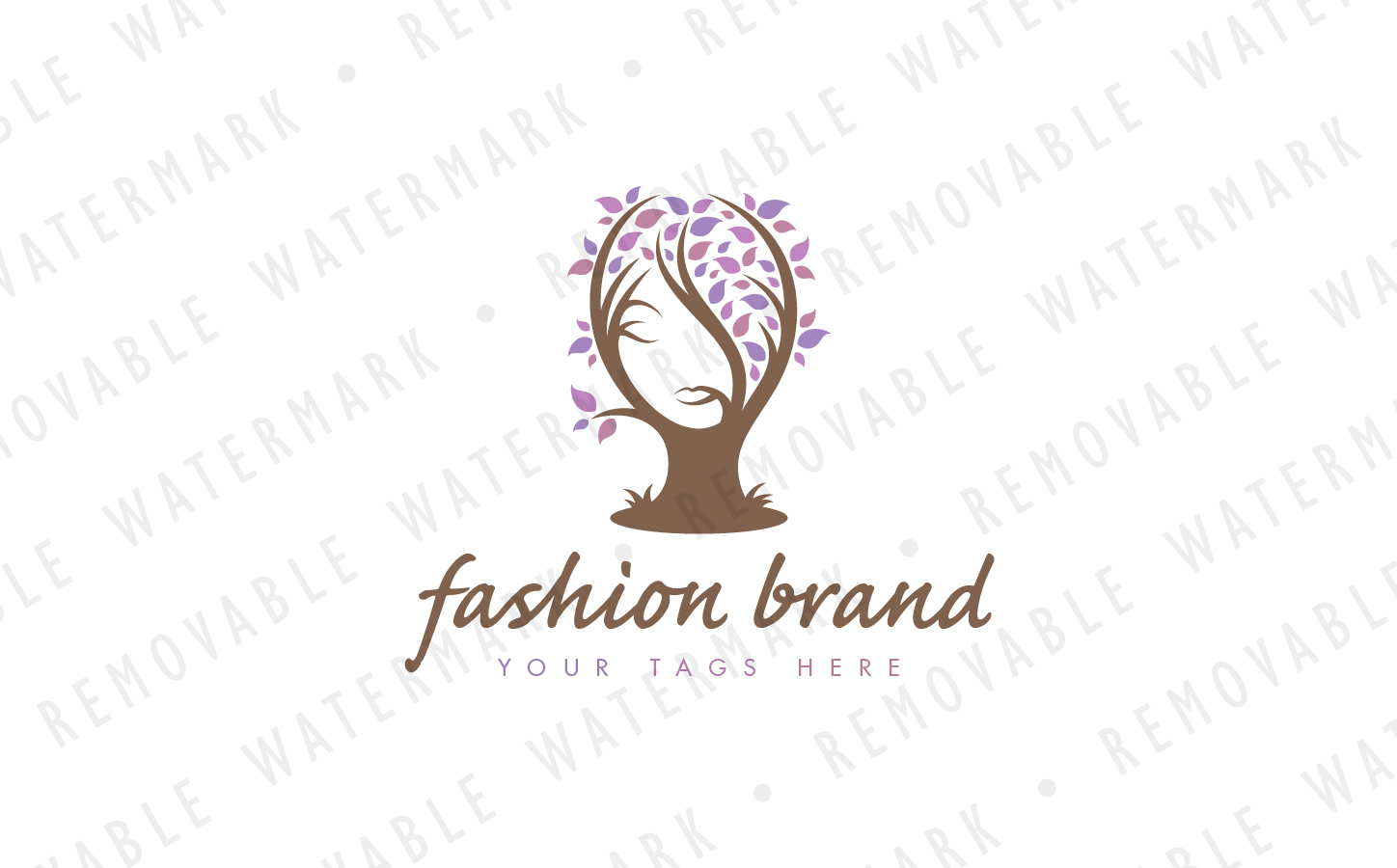 Download Шаблон логотипа "Maiden Tree Logo Template" / Maiden Tree Logo Template - Шаблон логотипа на тему графика tree elegant care beauty fashion beautiful face woman skin hairstyle haircut maiden creative spa barber logo design template cosmetics organic