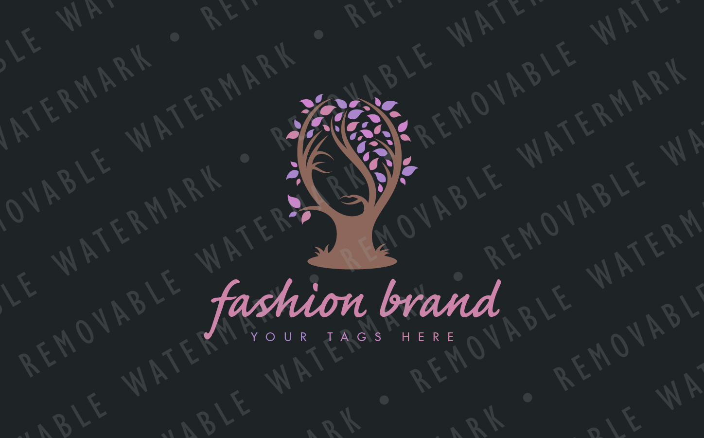 Download Шаблон логотипа "Maiden Tree Logo Template" / Maiden Tree Logo Template - Шаблон логотипа на тему графика tree elegant care beauty fashion beautiful face woman skin hairstyle haircut maiden creative spa barber logo design template cosmetics organic