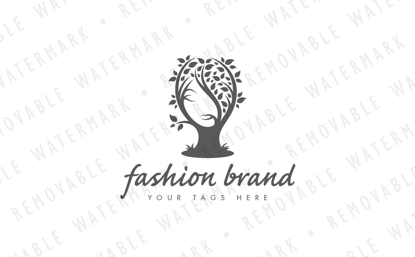 Download Шаблон логотипа "Maiden Tree Logo Template" / Maiden Tree Logo Template - Шаблон логотипа на тему графика tree elegant care beauty fashion beautiful face woman skin hairstyle haircut maiden creative spa barber logo design template cosmetics organic