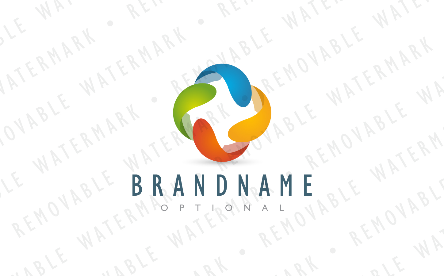 Download Шаблон логотипа "Synergy of Four Logo Template" / Synergy of Four Logo Template - Шаблон логотипа на тему графика simple global movement cross colorful transformation fusion abstract sphere collaboration merge element cooperation synergy nexus alliance solution logo design template