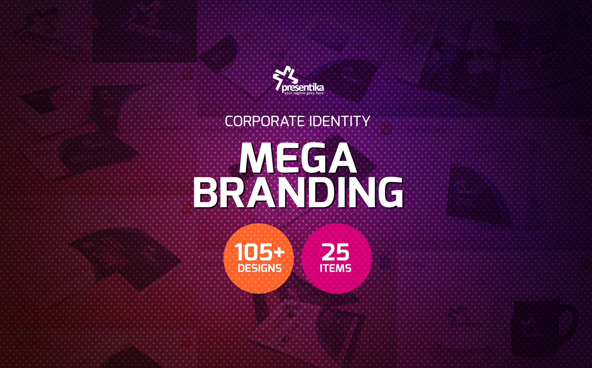 Download Presentica — бандл корпоративного стиля / Presentica | Corporate Business Branding Identity Pack - Фирменный стиль на тему графика multipurpose business branding identity corporate design flyer logo stationery official paper print templatesundefined agency marketingundefined