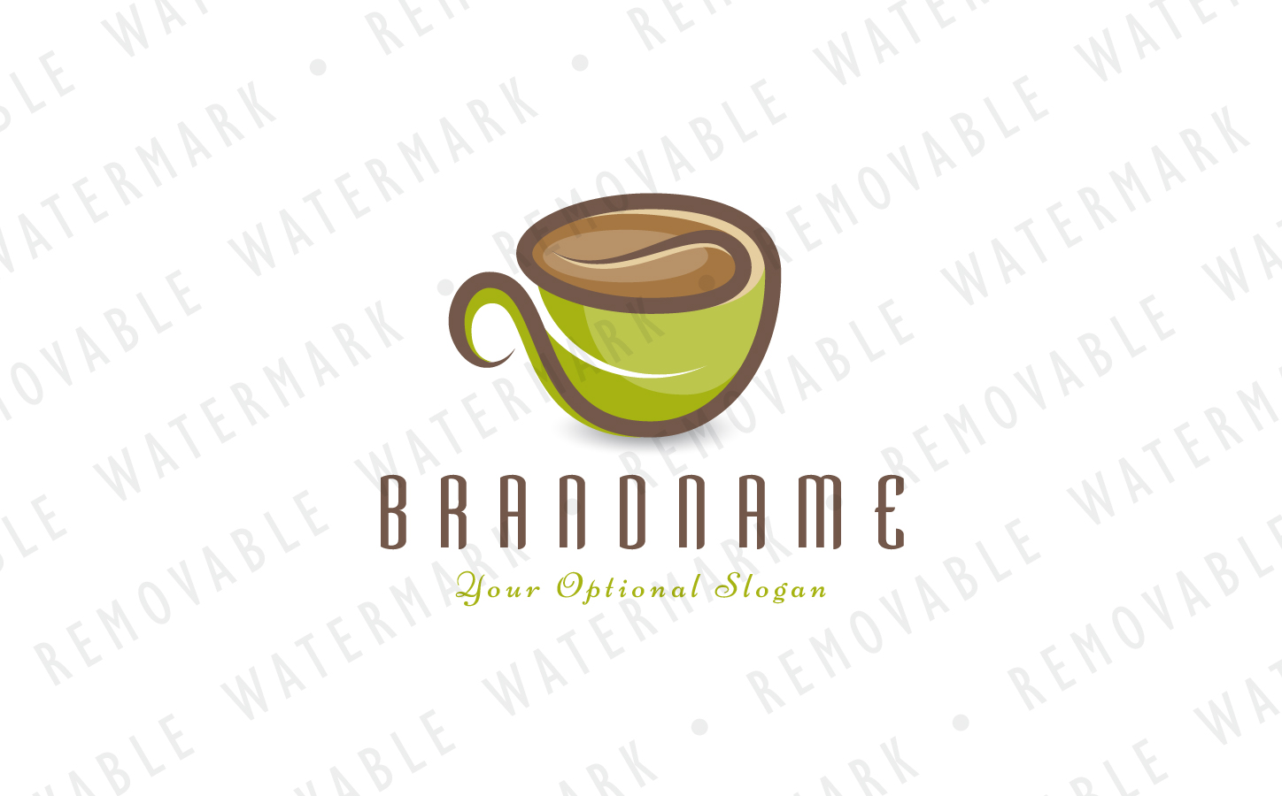 Download Шаблон логотипа "Spiced Coffee Logo Template" / Spiced Coffee Logo Template - Шаблон логотипа на тему графика tea coffee cup leaf herb spice creative bean beverage restaurant organic caf&amp;atilde;&amp;copy; natural drink zen aroma soup logo design template